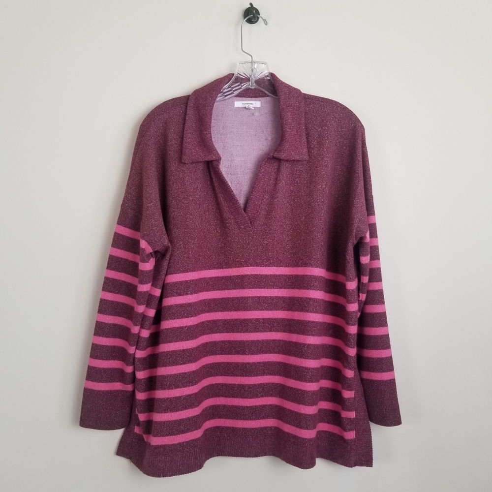 Maurices Striped Oversized Sweater Medium NWOT